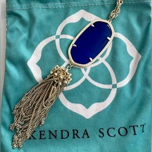 Kendra Scott Rayne Cobalt Blue Pendant Necklace